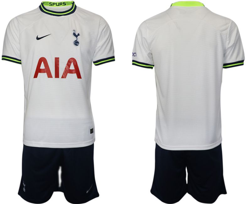 Cheap Men 2022-2023 Club Tottenham Hotspur home white blank Soccer Jersey